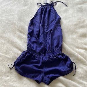 Lululemon blue romper halter top size 6. Regular size 4